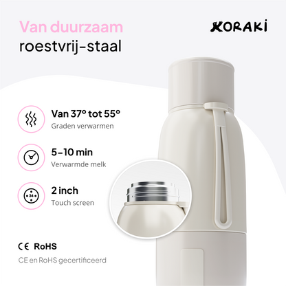 Koraki® Thermosfles Flessenwarmer