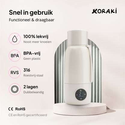 Koraki® Thermosfles Flessenwarmer