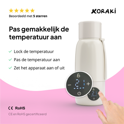 Koraki® Thermosfles Flessenwarmer