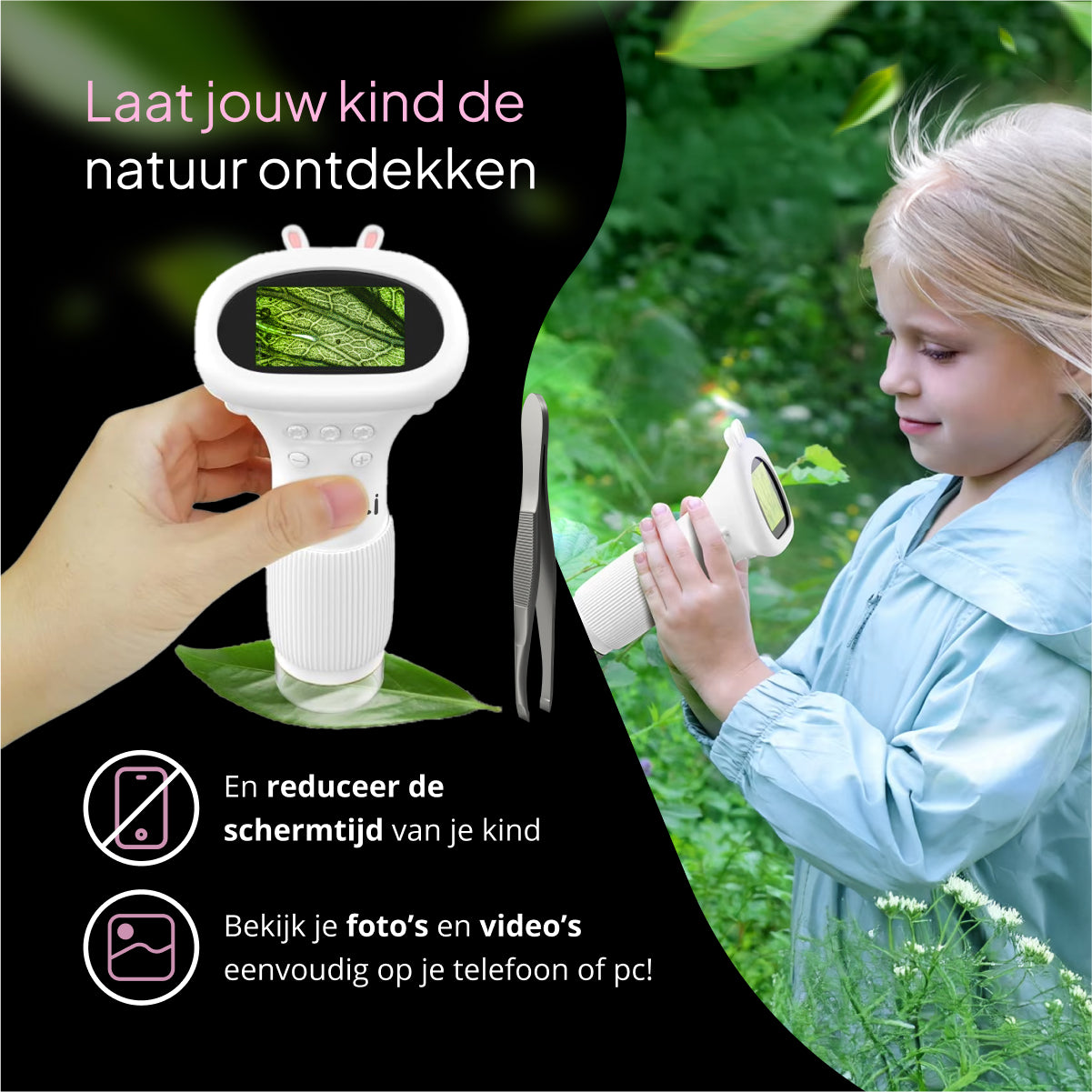 Koraki® Digitale Kinder microscoop